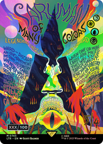 Saruman of Many Colors (Borderless Poster) (Serialized) [The Lord of the Rings: Tales of Middle-Earth]