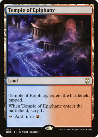 Temple of Epiphany [Streets of New Capenna Commander]