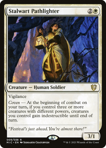 Stalwart Pathlighter [Innistrad: Midnight Hunt Commander]