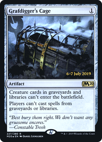 Grafdigger's Cage  [Core Set 2020 Prerelease Promos]