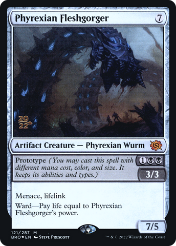 Phyrexian Fleshgorger [The Brothers' War: Prerelease Promos]