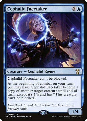 Cephalid Facetaker (Promo Pack) [Streets of New Capenna Commander Promos]