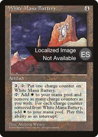 White Mana Battery [Fourth Edition Foreign Black Border]
