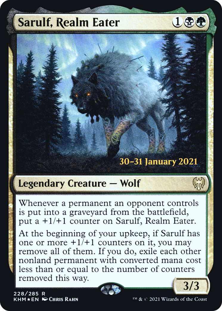 Sarulf, Realm Eater  [Kaldheim Prerelease Promos]