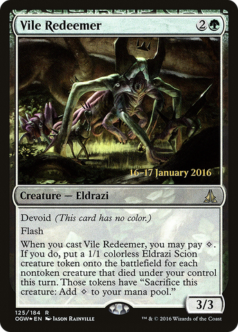Vile Redeemer [Oath of the Gatewatch Prerelease Promos]
