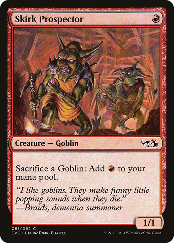 Skirk Prospector (Elves vs. Goblins) [Duel Decks Anthology]