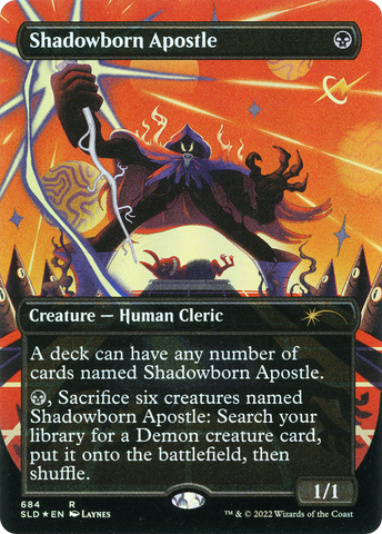 Shadowborn Apostle (Borderless) (684) [Secret Lair Drop Promos]