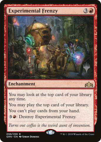 Experimental Frenzy (Promo Pack) [Guilds of Ravnica Promos]