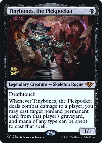 Tinybones, the Pickpocket [Outlaws of Thunder Junction Prerelease Promos]