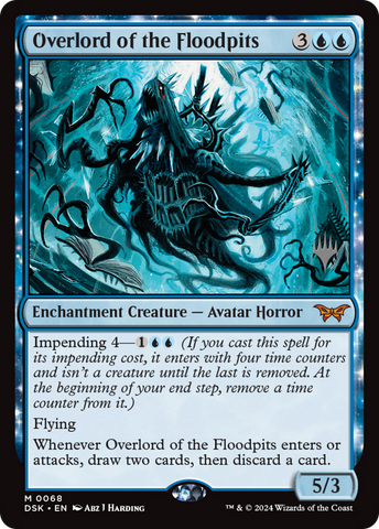 Overlord of the Floodpits (Promo Pack) [Duskmourn: House of Horror Promos]