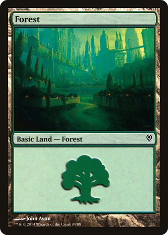 Forest (84) [Duel Decks: Jace vs. Vraska]