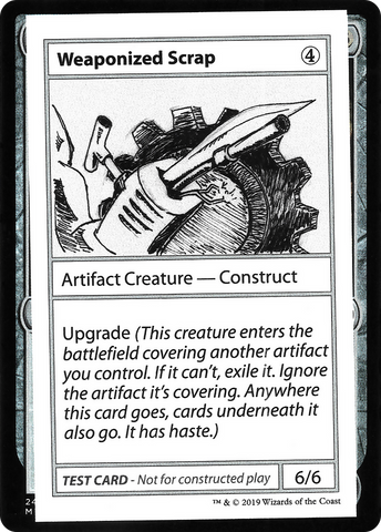 Weaponized Scrap (2021 Edition) [Mystery Booster Playtest Cards]