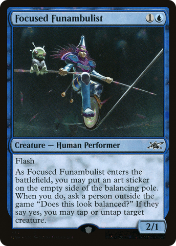 Focused Funambulist (Galaxy Foil) [Unfinity]