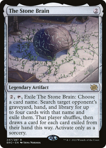 The Stone Brain (Promo Pack) [The Brothers' War Promos]