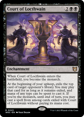 Court of Locthwain [Wilds of Eldraine Commander]