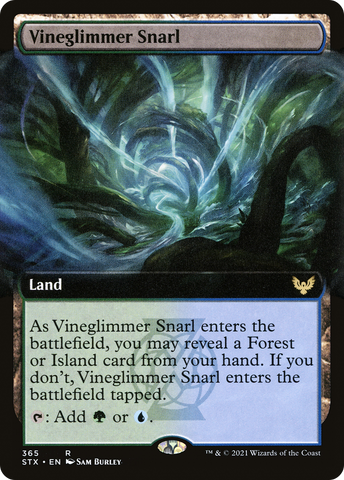 Vineglimmer Snarl (Extended) [Strixhaven: School of Mages]