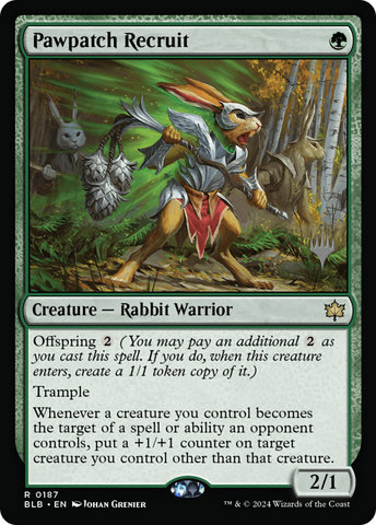 Pawpatch Recruit (Promo Pack) [Bloomburrow Promos]