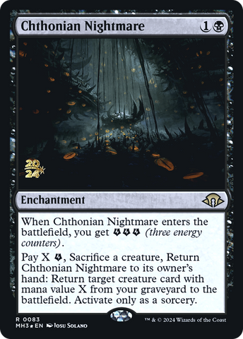 Chthonian Nightmare [Modern Horizons 3 Prerelease Promos]