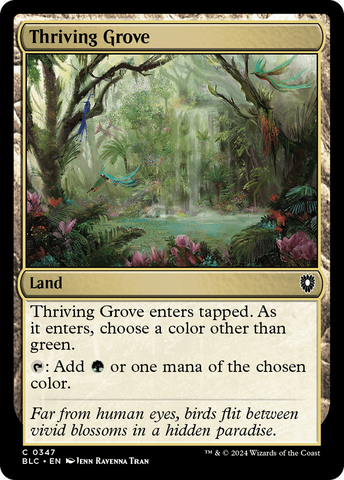 Thriving Grove [Bloomburrow Commander]