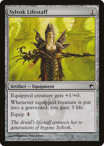 Sylvok Lifestaff [Scars of Mirrodin]