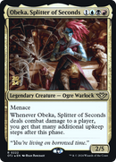 Obeka, Splitter of Seconds [Outlaws of Thunder Junction Prerelease Promos]