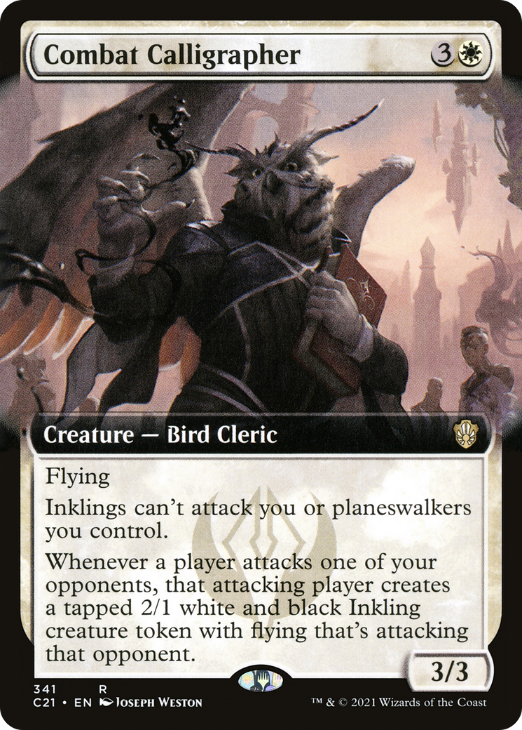 Combat Calligrapher (Extended) [Commander 2021]