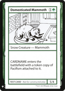 Domesticated Mammoth [Mystery Booster Playtest Cards]
