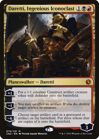 Daretti, Ingenious Iconoclast [Conspiracy: Take the Crown]