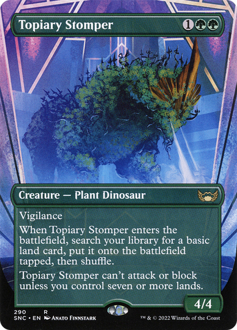 Topiary Stomper (Borderless Alternate Art) [Streets of New Capenna]