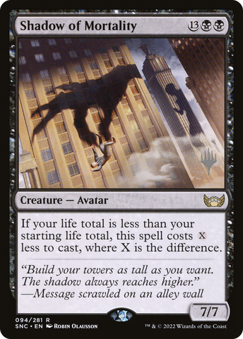 Shadow of Mortality (Promo Pack) [Streets of New Capenna Promos]