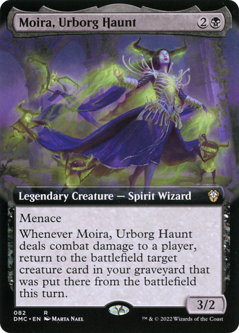 Moira, Urborg Haunt (Extended Art) [Dominaria United Commander]