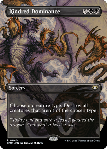 Kindred Dominance (Borderless Alternate Art) [Commander Masters]