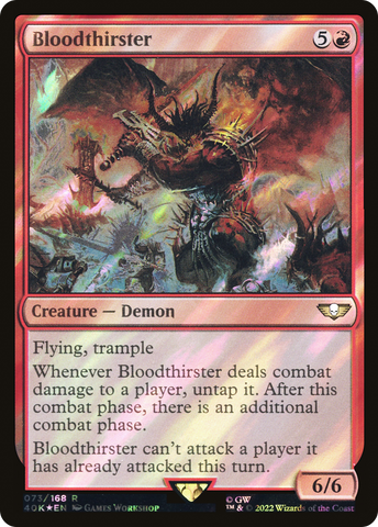 Bloodthirster (Surge Foil) [Universes Beyond: Warhammer 40,000]