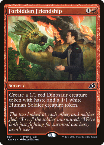 Forbidden Friendship (Promo Pack) [Ikoria: Lair of Behemoths Promos]