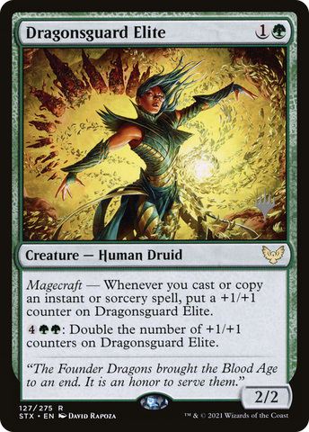 Dragonsguard Elite (Promo Pack) [Strixhaven: School of Mages Promos]