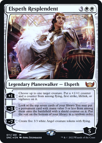 Elspeth Resplendent [Streets of New Capenna Prerelease Promos]
