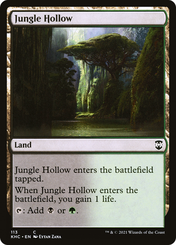 Jungle Hollow [Kaldheim Commander]