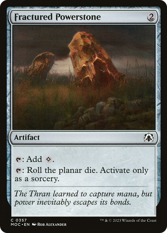 Fractured Powerstone [March of the Machine Commander]