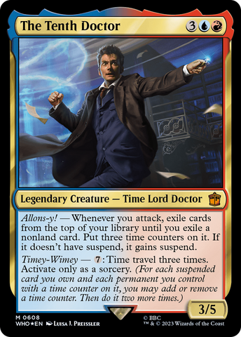 The Tenth Doctor (Surge Foil) [Doctor Who]