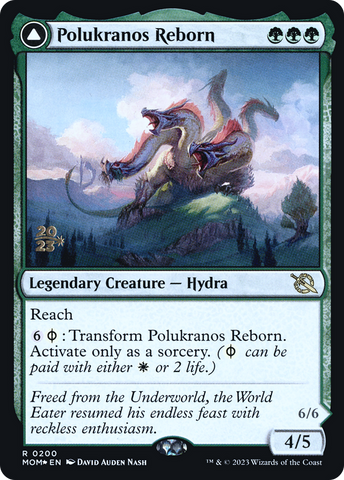 Polukranos Reborn // Polukranos, Engine of Ruin [March of the Machine Prerelease Promos]