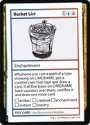 Bucket List (2021 Edition) [Mystery Booster Playtest Cards]