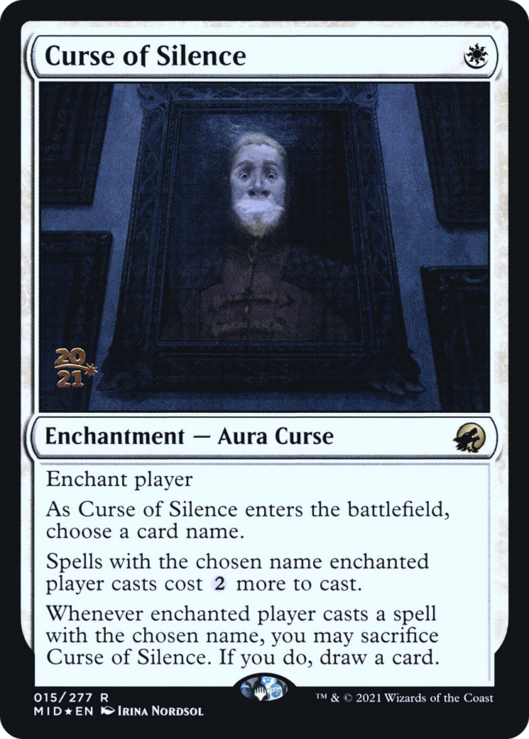 Curse of Silence [Innistrad: Midnight Hunt Prerelease Promos]