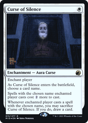 Curse of Silence [Innistrad: Midnight Hunt Prerelease Promos]