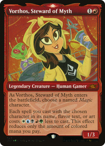 Vorthos, Steward of Myth (Showcase) (Galaxy Foil) [Unfinity]