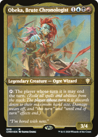 Obeka, Brute Chronologist [Commander Legends Etched]