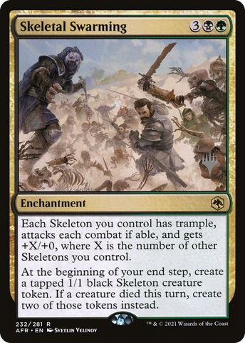 Skeletal Swarming (Promo Pack) [Dungeons & Dragons: Adventures in the Forgotten Realms Promos]