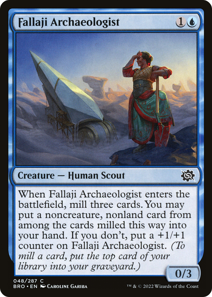 Fallaji Archaeologist [The Brothers' War]