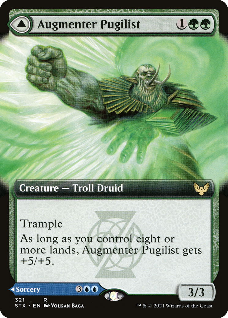Augmenter Pugilist // Echoing Equation (Extended) [Strixhaven: School of Mages]