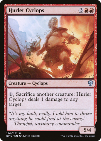 Hurler Cyclops [Dominaria United]
