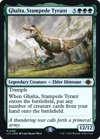 Ghalta, Stampede Tyrant [The Lost Caverns of Ixalan Prerelease Cards]